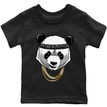 Jordan 12 Black Taxi Sneaker Match Tees Gangster Panda Sneaker Tees Jordan 12 Black Taxi Sneaker Release Tees Kids Shirts