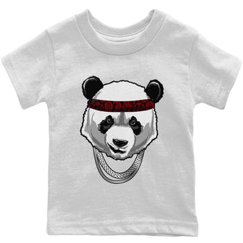 Jordan 4 Black Canvas Sneaker Match Tees Gangster Panda Sneaker Tees Jordan 4 Black Canvas Sneaker Release Tees Kids Shirts