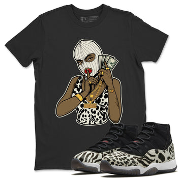 Jordan 11 Animal Instinct Sneaker Match Tees Gangster Women Sneaker Tees Jordan 11 Animal Instinct Sneaker Release Tees Unisex Shirts