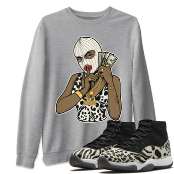 Jordan 11 Animal Instinct Sneaker Match Tees Gangster Women Sneaker Tees Jordan 11 Animal Instinct Sneaker Release Tees Unisex Shirts