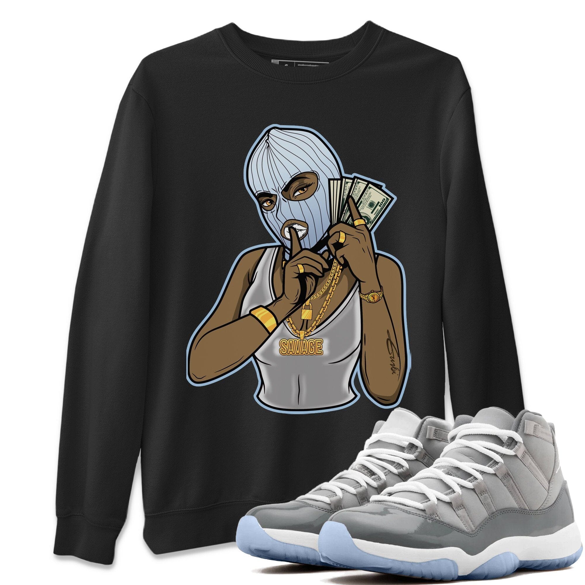 Jordan 11 Cool Grey Sneaker Match Tees Gangster Women Sneaker Tees Jordan 11 Cool Grey Sneaker Release Tees Unisex Shirts