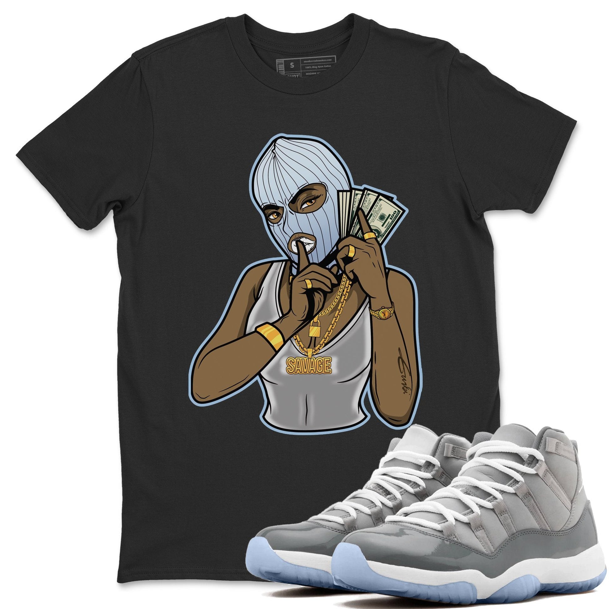 Jordan 11 Cool Grey Sneaker Match Tees Gangster Women Sneaker Tees Jordan 11 Cool Grey Sneaker Release Tees Unisex Shirts