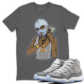 Jordan 11 Cool Grey Sneaker Match Tees Gangster Women Sneaker Tees Jordan 11 Cool Grey Sneaker Release Tees Unisex Shirts