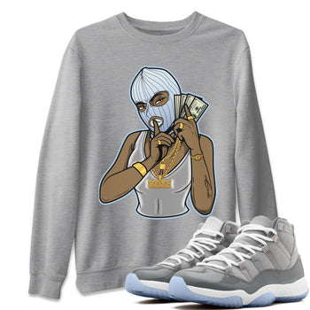 Jordan 11 Cool Grey Sneaker Match Tees Gangster Women Sneaker Tees Jordan 11 Cool Grey Sneaker Release Tees Unisex Shirts