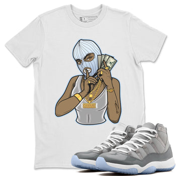 Jordan 11 Cool Grey Sneaker Match Tees Gangster Women Sneaker Tees Jordan 11 Cool Grey Sneaker Release Tees Unisex Shirts