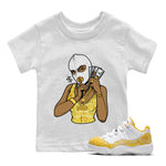 Jordan 11 Yellow Python Sneaker Match Tees Gangster Women Sneaker Tees Jordan 11 Yellow Python Sneaker Release Tees Kids Shirts