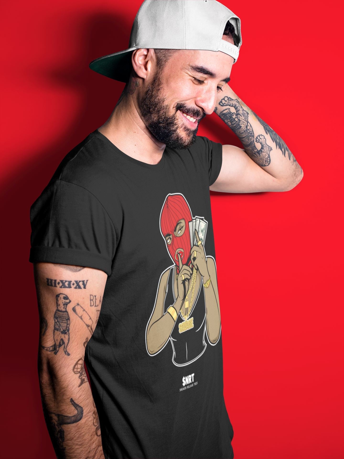 Jordan 9 Chile Red Sneaker Match Tees Gangster Women Sneaker Tees Jordan 9 Chile Red Sneaker Release Tees Unisex Shirts