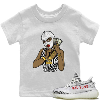 Yeezy 350 Zebra Sneaker Match Tees Gangster Women Sneaker Tees Yeezy 350 Zebra Sneaker Release Tees Kids Shirts