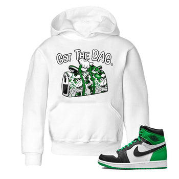 Get The Bag Kids Tops - Air Jordan 1 Celtics - SNRT Sneaker Tee
