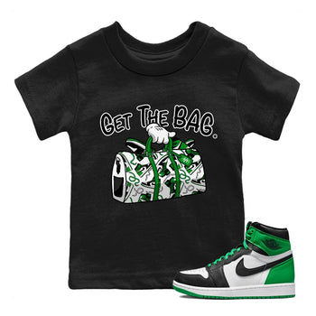 Get The Bag Kids Tops - Air Jordan 1 Celtics - SNRT Sneaker Tee