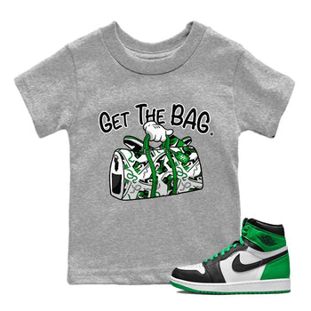 Get The Bag Kids Tops - Air Jordan 1 Celtics - SNRT Sneaker Tee