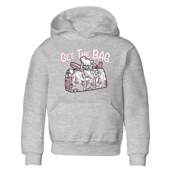 Air Jordan 1 Mauve shirt to match jordans Get The Bag sneaker tees AJ1 High OG Mauve SNRT Sneaker Release Tees Crew Neck T-ShirtBaby Toddler Heather Grey 2 T-Shirt
