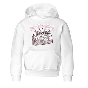 Air Jordan 1 Mauve shirt to match jordans Get The Bag sneaker tees AJ1 High OG Mauve SNRT Sneaker Release Tees Crew Neck T-ShirtBaby Toddler White 2 T-Shirt