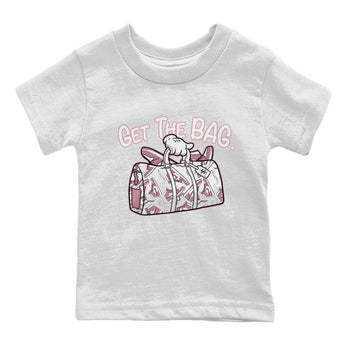 Air Jordan 1 Mauve shirt to match jordans Get The Bag sneaker tees AJ1 High OG Mauve SNRT Sneaker Release Tees Crew Neck T-ShirtBaby Toddler White 2 T-Shirt