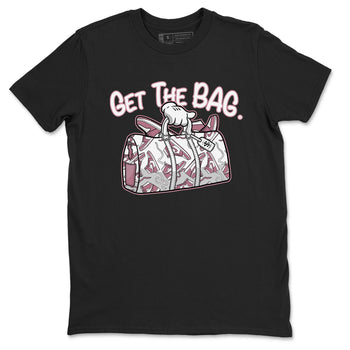 Air Jordan 1 Mauve shirt to match jordans Get The Bag sneaker tees AJ1 High OG Mauve SNRT Sneaker Release Tees Crew Neck T-ShirtUnisex Black 2 T-Shirt