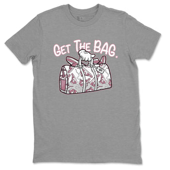 Air Jordan 1 Mauve shirt to match jordans Get The Bag sneaker tees AJ1 High OG Mauve SNRT Sneaker Release Tees Crew Neck T-ShirtUnisex Heather Grey 2 T-Shirt