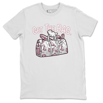 Air Jordan 1 Mauve shirt to match jordans Get The Bag sneaker tees AJ1 High OG Mauve SNRT Sneaker Release Tees Crew Neck T-ShirtUnisex White 2 T-Shirt
