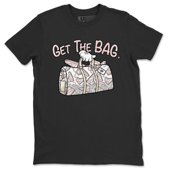 Air Jordan 1 Washed Pink Sneaker Match Tees Get The Bag Sneaker Tees Air Jordan 1 High OG WMNS Washed Pink Tees Unisex Shirts Black 2