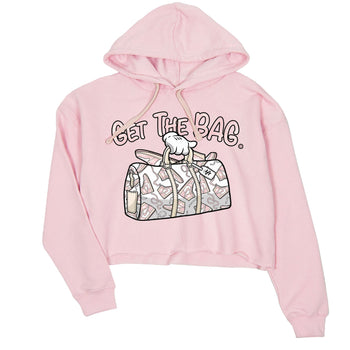 Air Jordan 1 Washed Pink Sneaker Match Tees Get The Bag Sneaker Tees Air Jordan 1 High OG WMNS Washed Pink Tees Women's Shirts Pink 2