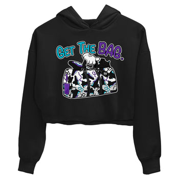 AJ6 Aqua Sneaker Match Tees Get The Bag Sneaker Tees Air Jordan 6 Aqua SNRT Sneaker Release Tees Women's Shirts Black 2