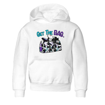 AJ6 Aqua Sneaker Match Tees Get The Bag Sneaker Tees Air Jordan 6 Aqua SNRT Sneaker Release Tees Kids and Baby Youth Shirts White 2