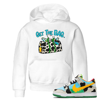 Dunk Chunky Dunky Tee Get The Bag Sneaker Tees Dunk Chunky Dunky Sneaker Release Tees Kids Shirts White 1