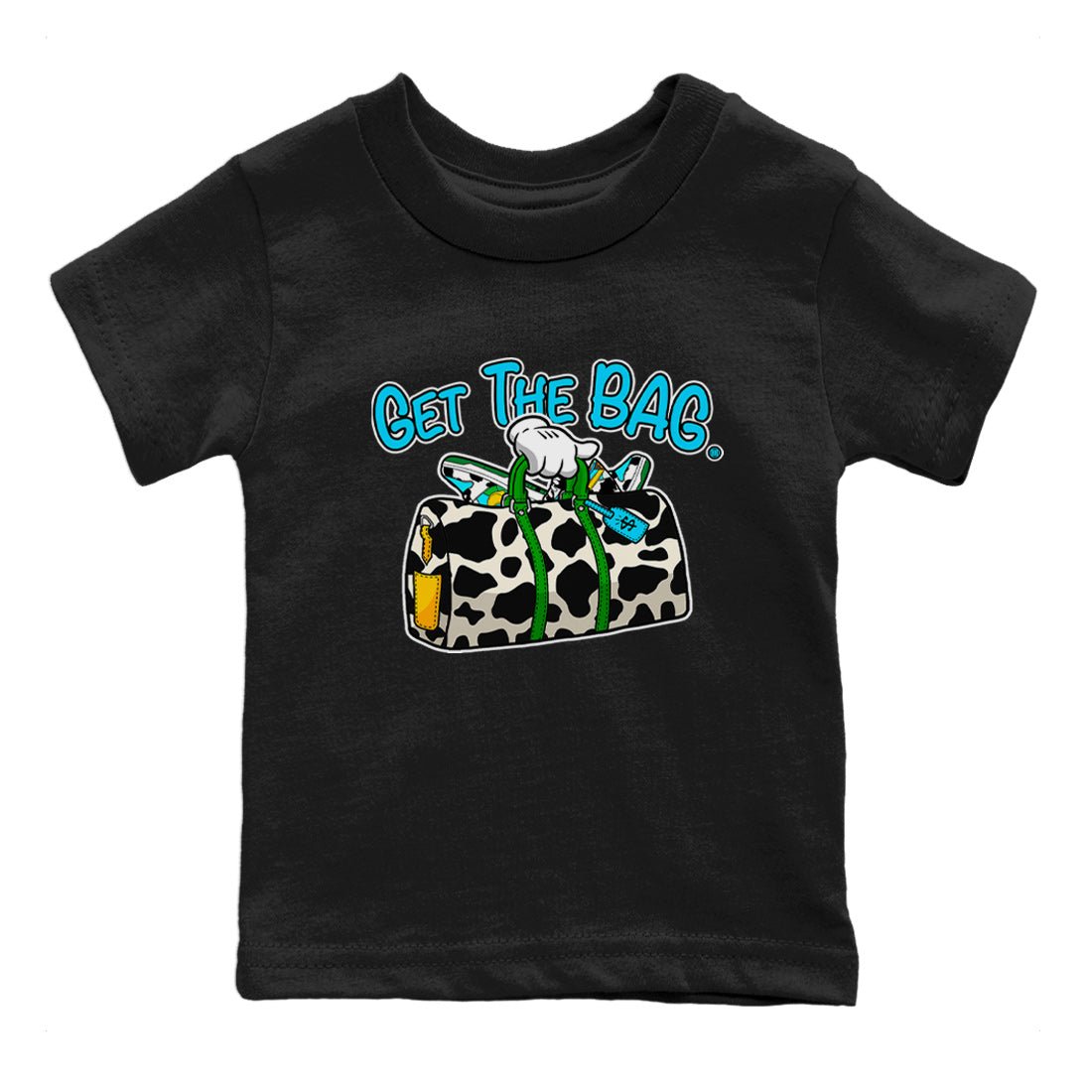 Dunk Chunky Dunky Tee Get The Bag Sneaker Tees Dunk Chunky Dunky Sneaker Release Tees Kids Shirts Black 2