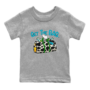 Dunk Chunky Dunky Tee Get The Bag Sneaker Tees Dunk Chunky Dunky Sneaker Release Tees Kids Shirts Heather Grey 2