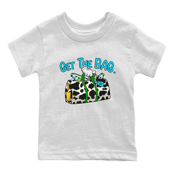 Dunk Chunky Dunky Tee Get The Bag Sneaker Tees Dunk Chunky Dunky Sneaker Release Tees Kids Shirts White 2