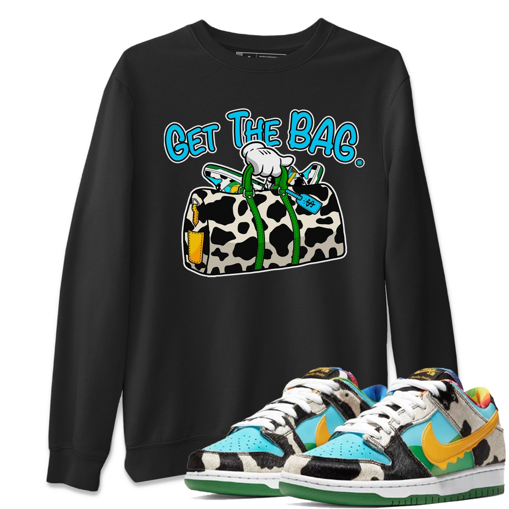 Dunk Chunky Dunky Tee Get The Bag Sneaker Tees Dunk Chunky Dunky Sneaker Release Tees Unisex Shirts Black 1