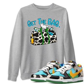 Dunk Chunky Dunky Tee Get The Bag Sneaker Tees Dunk Chunky Dunky Sneaker Release Tees Unisex Shirts Heather Grey 1