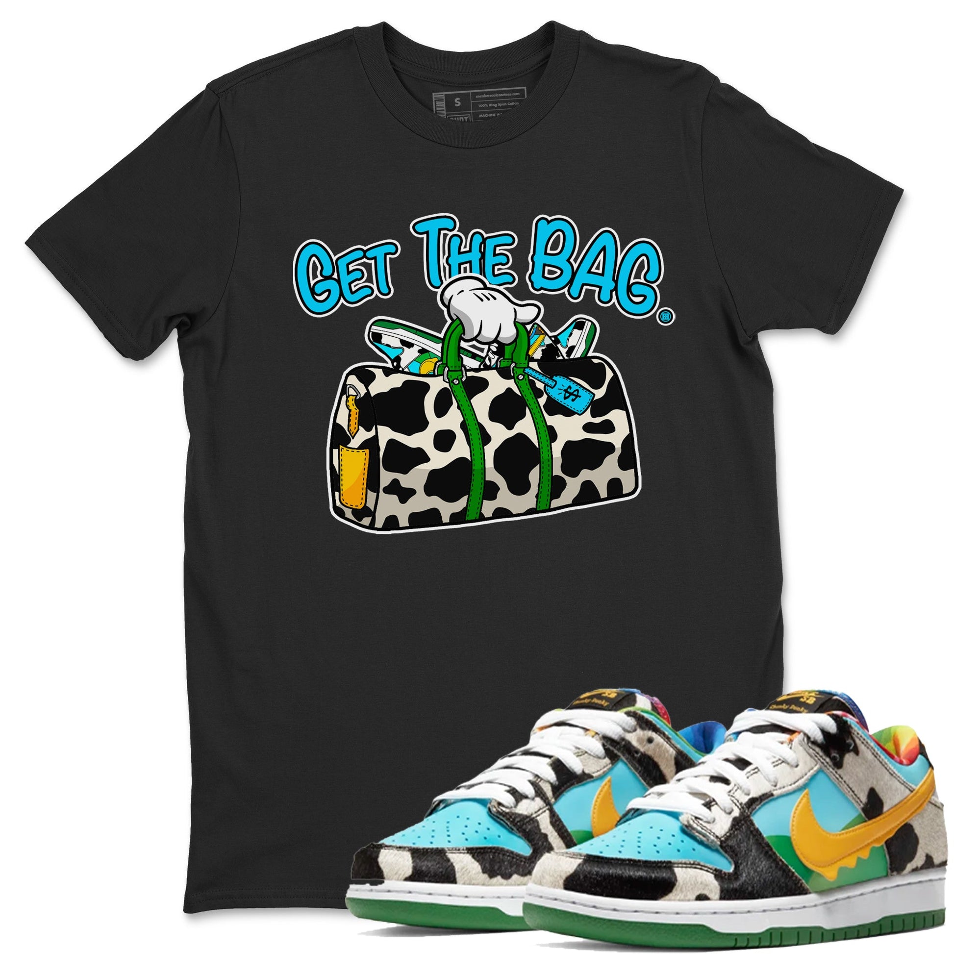 Dunk Chunky Dunky Tee Get The Bag Sneaker Tees Dunk Chunky Dunky Sneaker Release Tees Unisex Shirts Black 1