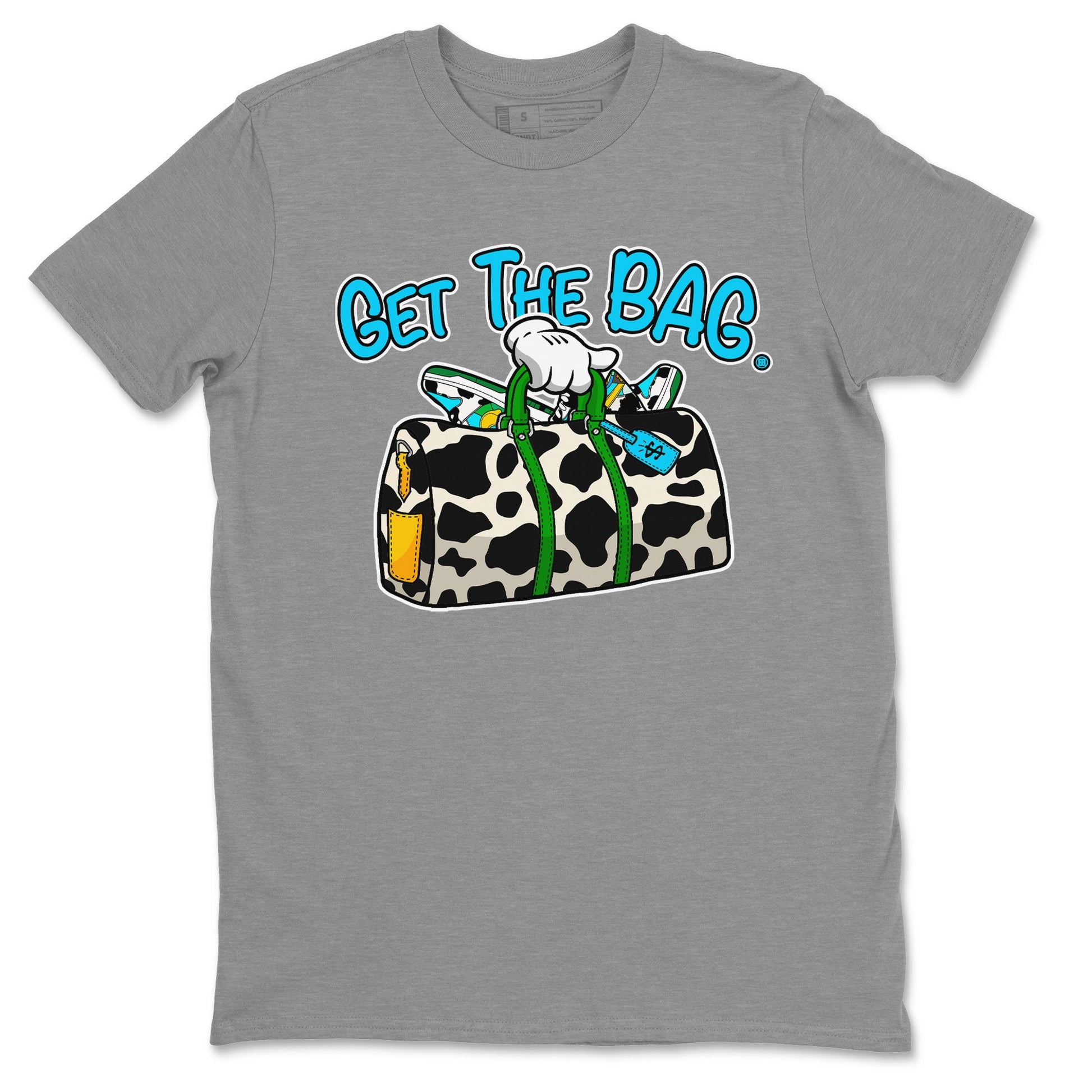 Dunk Chunky Dunky Tee Get The Bag Sneaker Tees Dunk Chunky Dunky Sneaker Release Tees Unisex Shirts Heather Grey 2