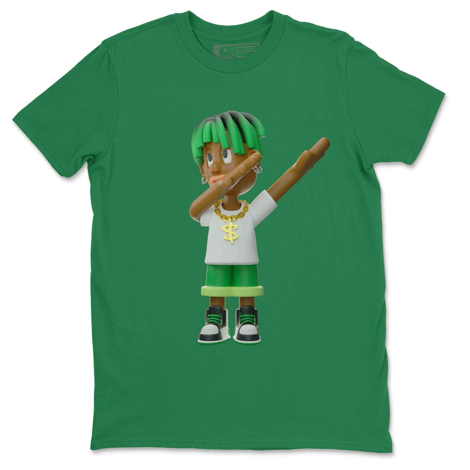 Air Jordan 1 Celtics Sneaker Match Tees Get'em Boy Sneaker Tees AJ1 High OG Lucky Green Sneaker Release Tees Unisex Shirts Kelly Green 2