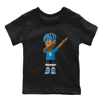 Air Jordan 1 Travis Scott Fragment Sneaker Match Tees Get'em Boy Sneaker Tees AJ1 OG High Travis Scott Fragment Sneaker Release Tees Kids Shirts Black 2