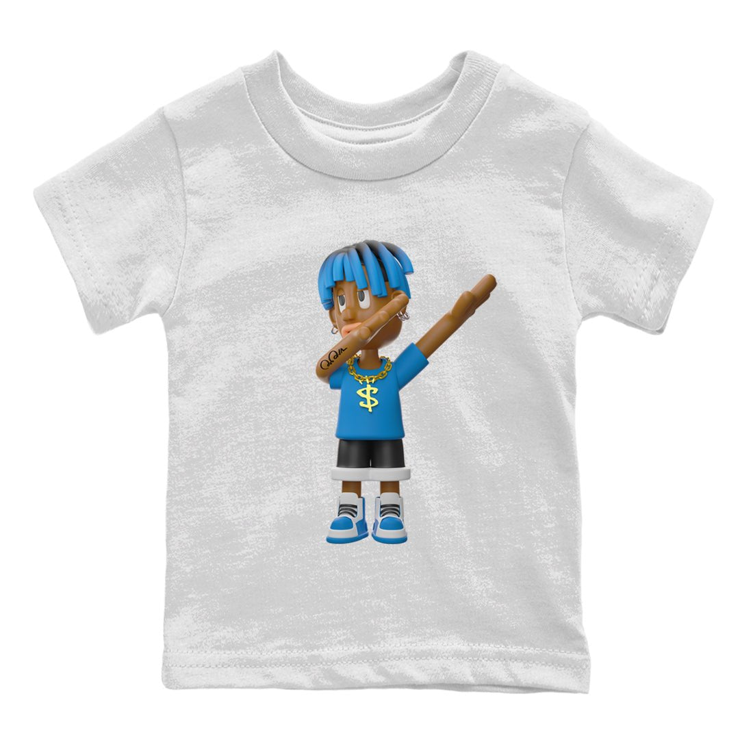 Air Jordan 1 Travis Scott Fragment Sneaker Match Tees Get'em Boy Sneaker Tees AJ1 OG High Travis Scott Fragment Sneaker Release Tees Kids Shirts White 2