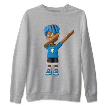 Air Jordan 1 Travis Scott Fragment Sneaker Match Tees Get'em Boy Sneaker Tees AJ1 OG High Travis Scott Fragment Sneaker Release Tees Unisex Shirts Heather Grey 2