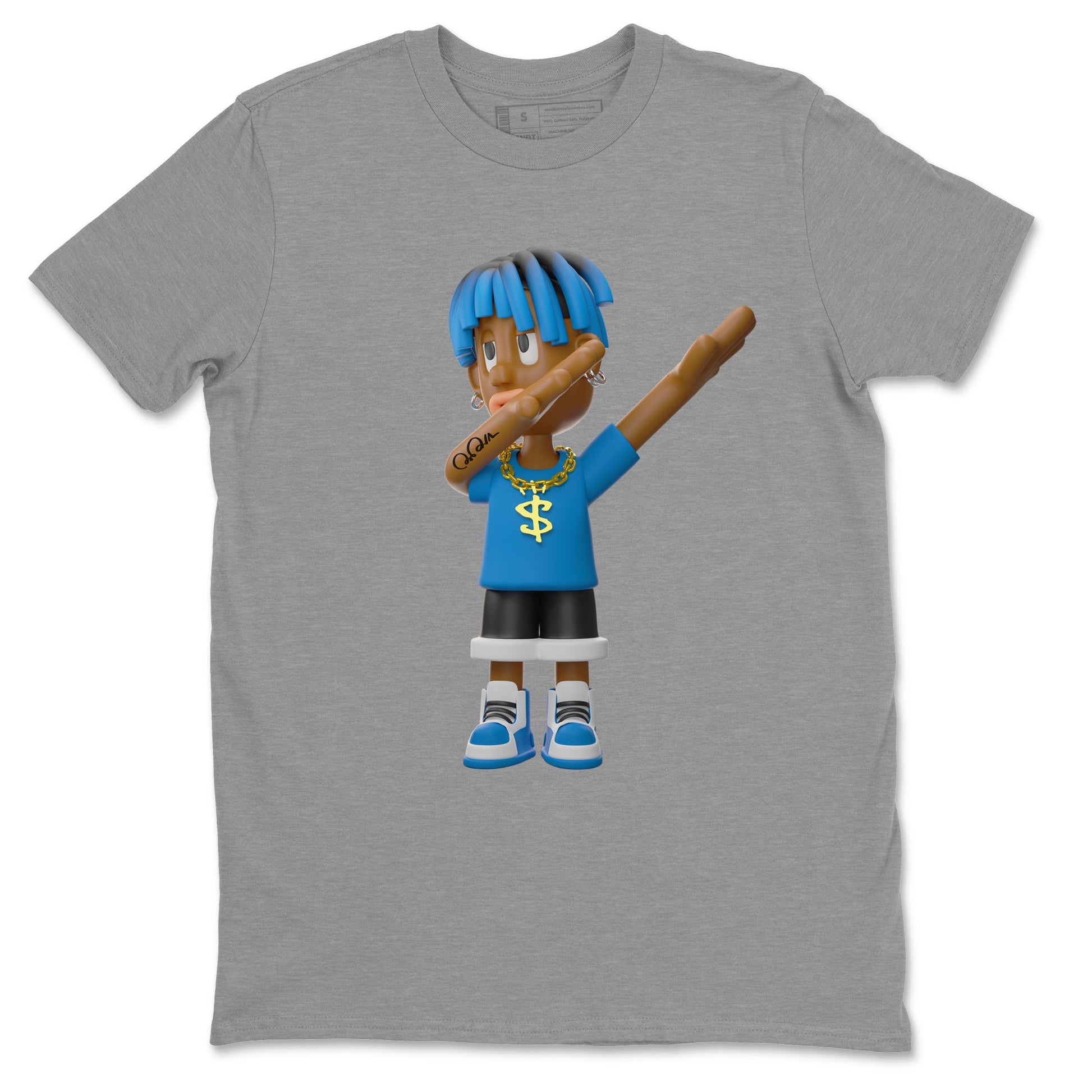 Air Jordan 1 Travis Scott Fragment Sneaker Match Tees Get'em Boy Sneaker Tees AJ1 OG High Travis Scott Fragment Sneaker Release Tees Unisex Shirts Heather Grey 2