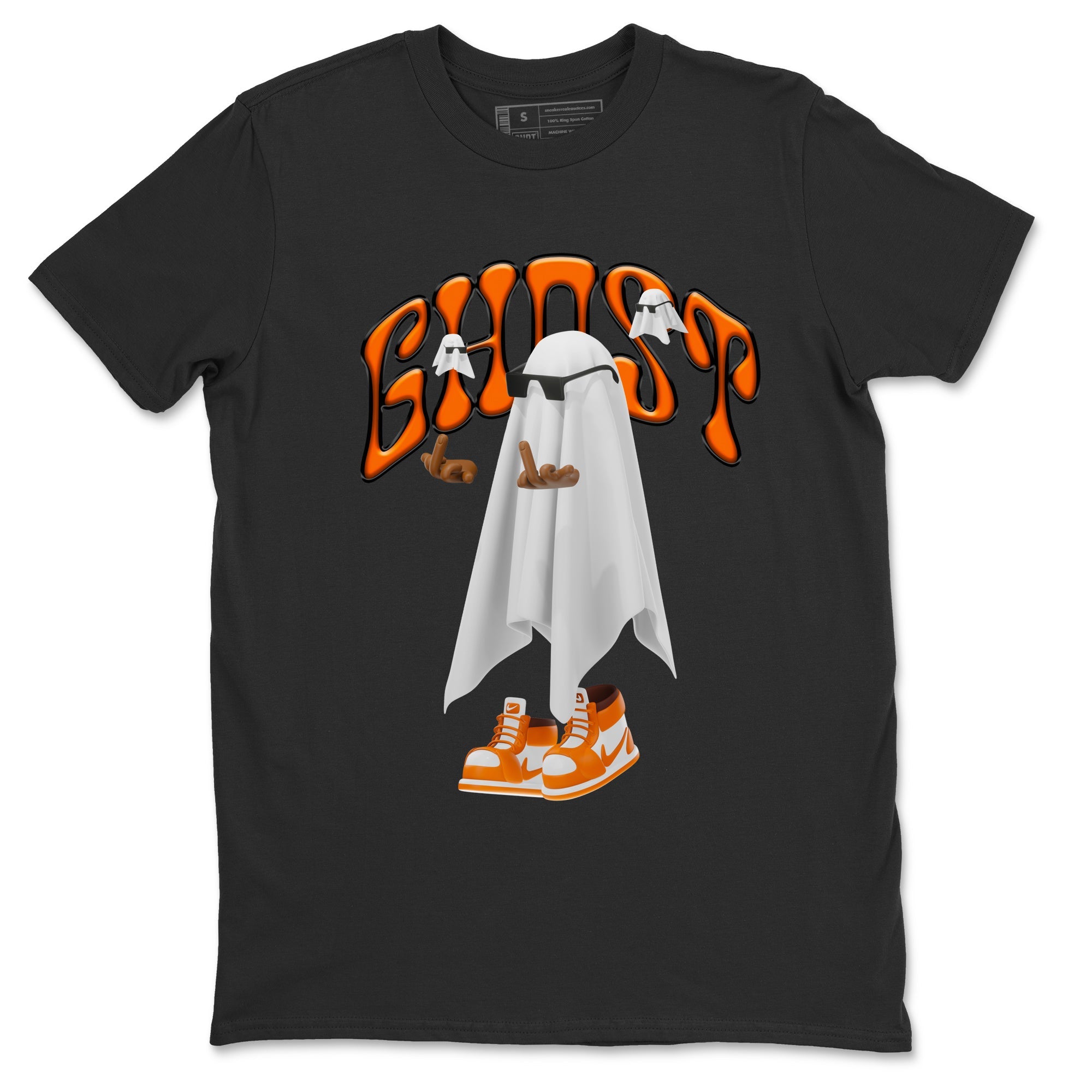 Air Jordan 1 Starfish shirt to match jordans Ghost Gang sneaker tees AJ1 Starfish SNRT Sneaker Release Tees Unisex Black 2 T-Shirt