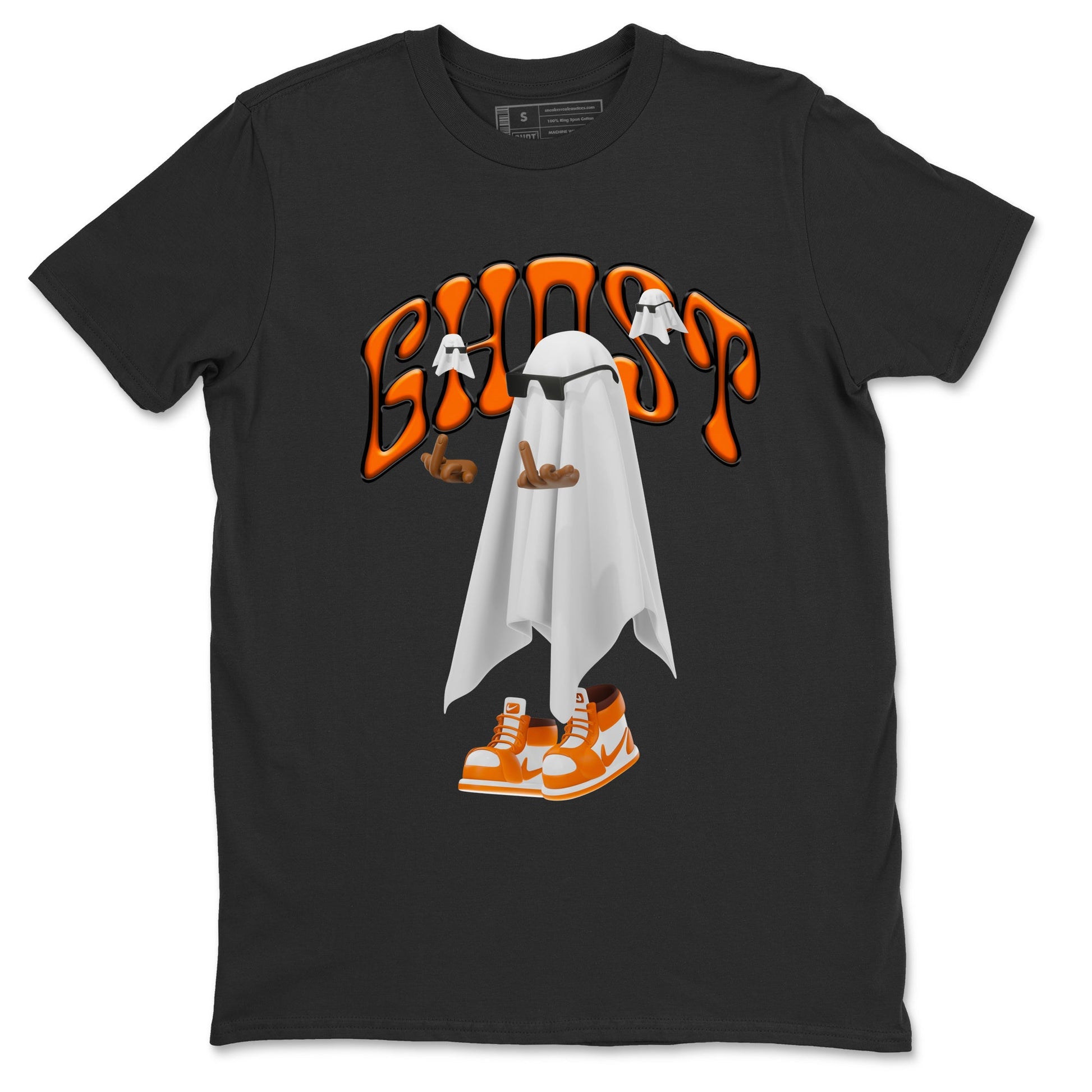 Air Jordan 1 Starfish shirt to match jordans Ghost Gang sneaker tees AJ1 Starfish SNRT Sneaker Release Tees Unisex Black 2 T-Shirt