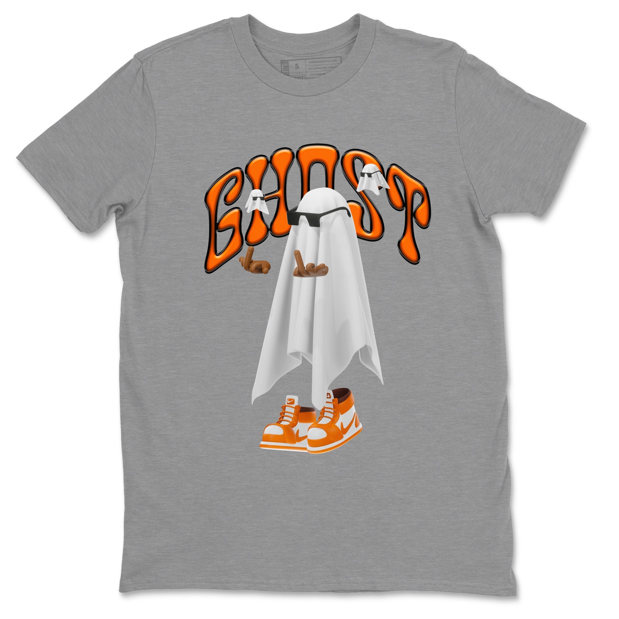 Air Jordan 1 Starfish shirt to match jordans Ghost Gang sneaker tees AJ1 Starfish SNRT Sneaker Release Tees Unisex Heather Grey 2 T-Shirt