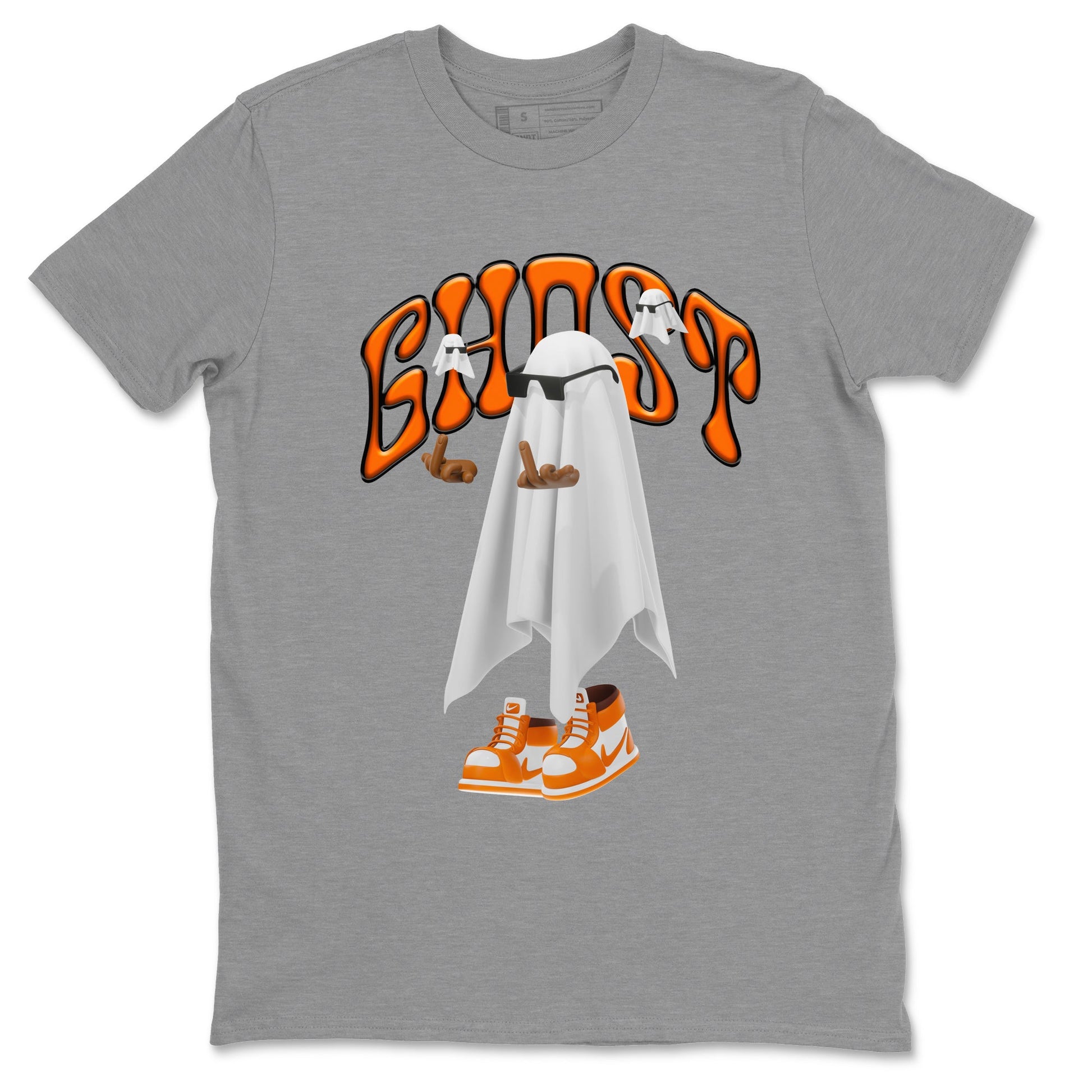 Air Jordan 1 Starfish shirt to match jordans Ghost Gang sneaker tees AJ1 Starfish SNRT Sneaker Release Tees Unisex Heather Grey 2 T-Shirt