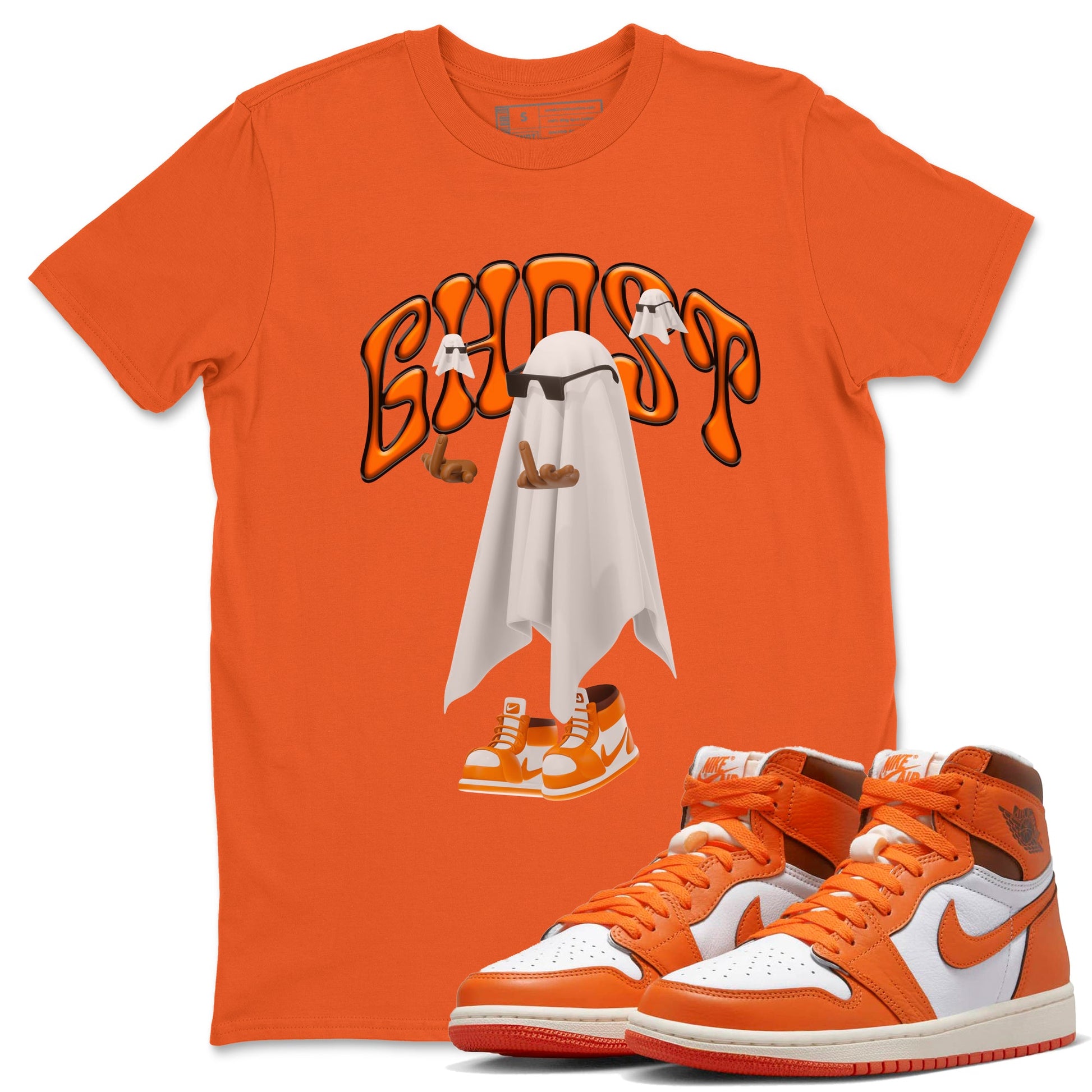 Air Jordan 1 Starfish shirt to match jordans Ghost Gang sneaker tees AJ1 Starfish SNRT Sneaker Release Tees Unisex Orange 1 T-Shirt