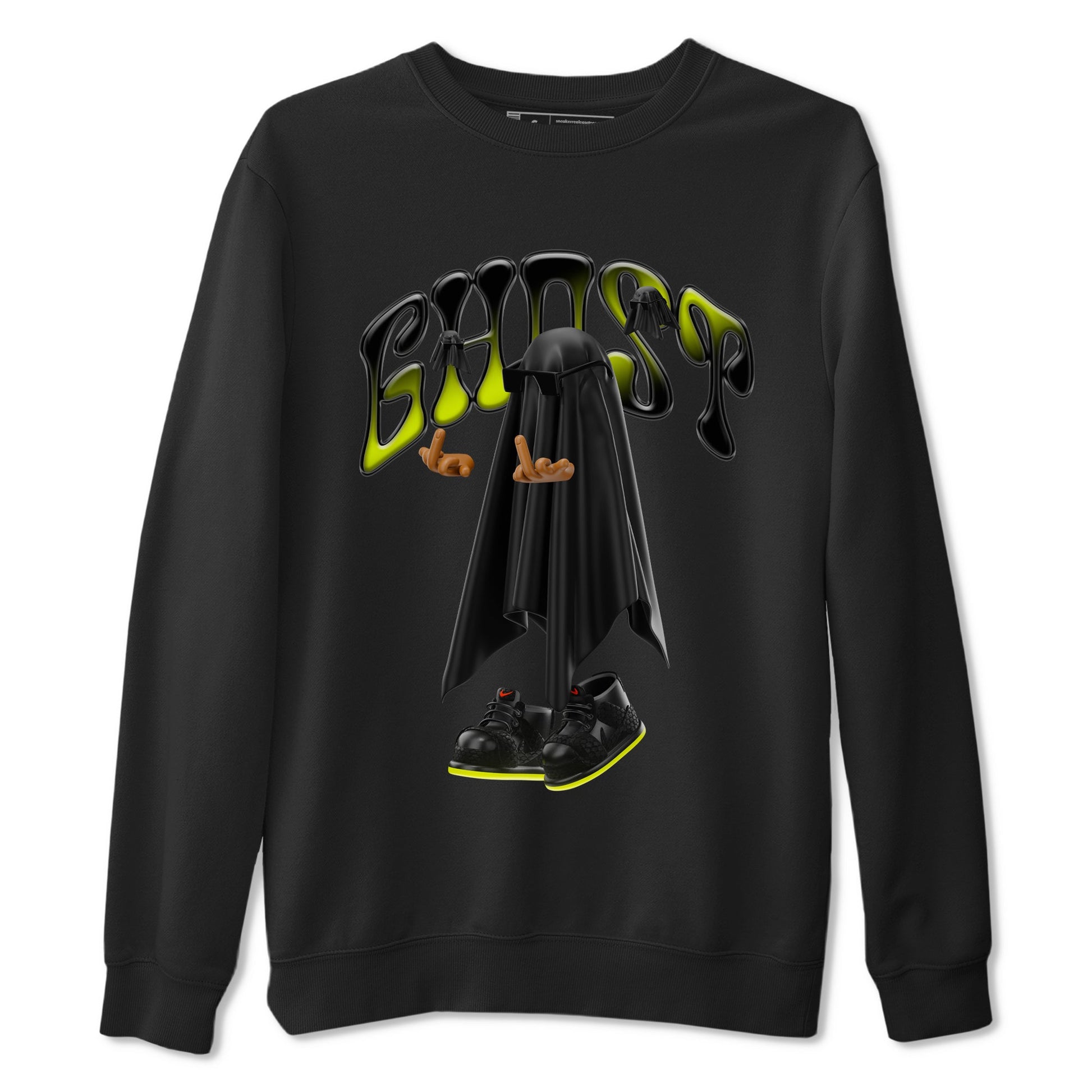 Dunk Mid Premium shirt to match jordans Ghost Gang sneaker tees halloween horror nights Nike Dunk Halloween SNRT Sneaker Release Tees Unisex Black 2 T-Shirt