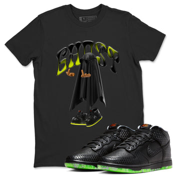 Dunk Mid Premium shirt to match jordans Ghost Gang sneaker tees halloween horror nights Nike Dunk Halloween SNRT Sneaker Release Tees Unisex Black 1 T-Shirt