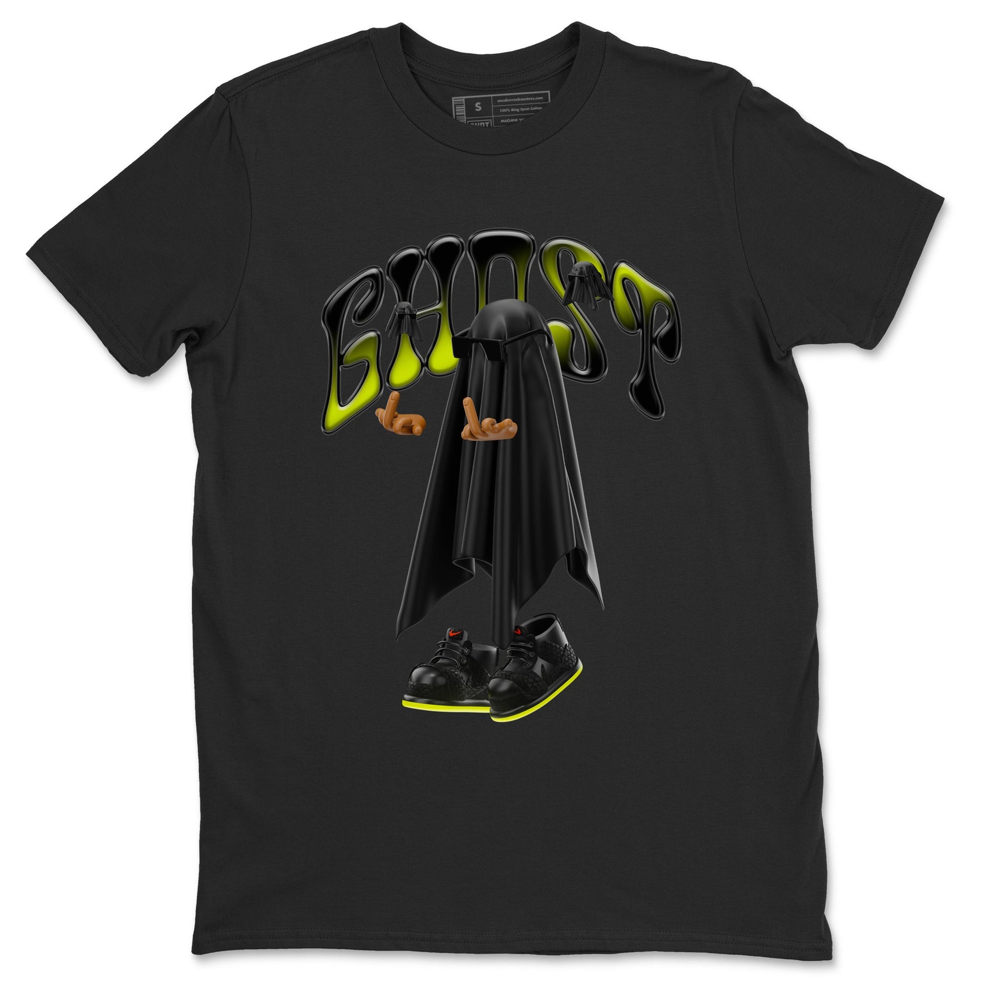 Dunk Mid Premium shirt to match jordans Ghost Gang sneaker tees halloween horror nights Nike Dunk Halloween SNRT Sneaker Release Tees Unisex Black 2 T-Shirt