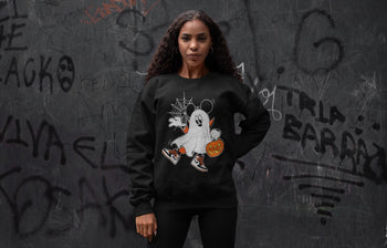 Jordan 1 Electro Orange unique Halloween sneaker tee Ghost Mouse Sneaker Tees Jordan 1 Electro Orange Sneaker Release Tees Unisex Shirts