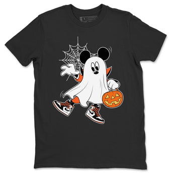 Jordan 1 Electro Orange unique Halloween sneaker tee Ghost Mouse Sneaker Tees Jordan 1 Electro Orange Sneaker Release Tees Unisex Shirts