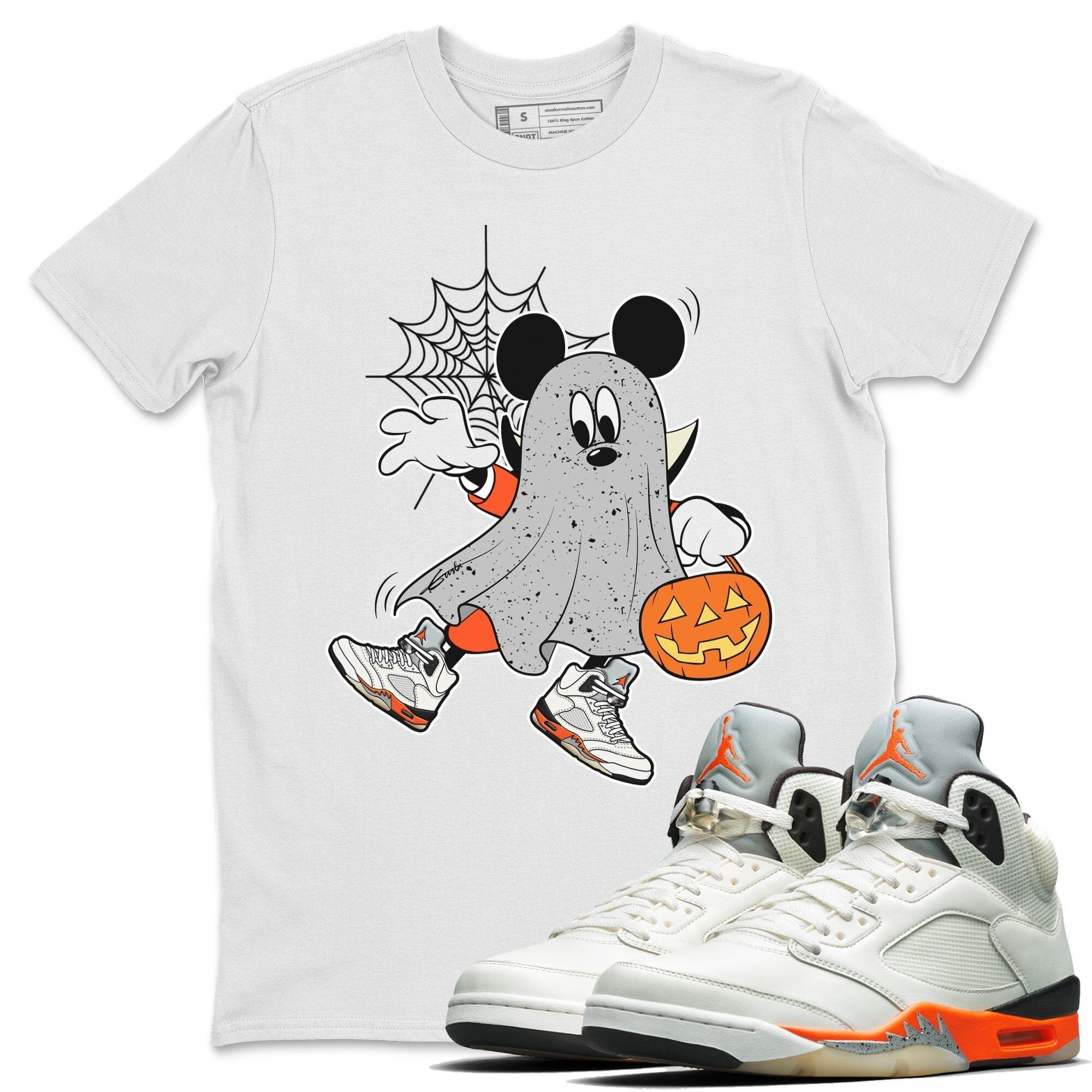 Jordan 5 Shattered Backboard unique Halloween sneaker tee Ghost Mouse Sneaker Tees Jordan 5 Shattered Backboard Sneaker Release Tees Unisex Shirts
