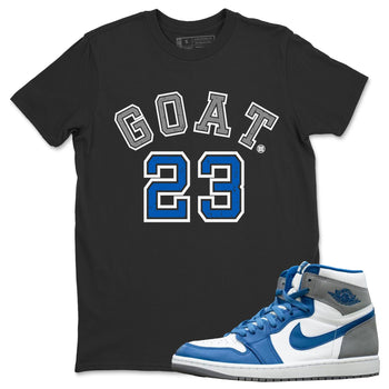 Jordan 1 True Blue Sneaker Match Tees Goat 23 Sneaker Tees Jordan 1 True Blue Sneaker Release Tees Unisex Shirts